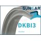 PUR Double Lip DKBI3 Dust Wiper Seals Hydraulic Cylinder Oil Seal