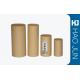 100% Recycled Cardboard Cylinder Tubes Kraft Cardboard Tea Boxes