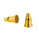12V Gold Plating Brass Spring Loaded POGO Pin Contact SMT