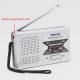 Sliver Color Mini Pocket AM FM Radio With Speaker Support OEM