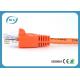 1M 2M 3M Cat5e UTP Network Patch Cable Fire Protection With Colorful RJ45 Plug Boots