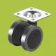 Swivel Top Plate Furniture Caster Double Wheels,PVC Furniture Casters