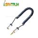 3.5mm Coiled Stereo Extension Cable Male to Female