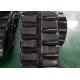 86 Links Excavator Rubber Tracks , Less Vibration Kubota Replacement Tracks