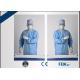 Blue Disposable Coveralls Non Toxic For Cross Infection Prevention