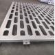 Customized Size Perforated Metal Mesh Architectural Panels Slotted Hole