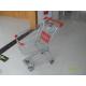Normal Grocery Store Wire Shopping Trolley with 4 swivel 4 inch PU wheels