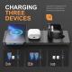 10W/7.5W/5W Qi Wireless Charger Stand Type C Input 15W Charging Capability
