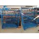 Three Side Powder Coated Warehouse Storage Racks Folding Pallet Logistic Trolley