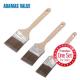 Synthetic fiber paint brush,angled paint brush,paint brush wood handle with long