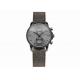 Black Stainless steel chronograph watch hand japan movt watch sr626sw