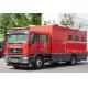 SINOTRUK SITRAK Heavy Duty Fire Vehicle 228 KW With Cooking Utensils