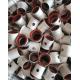 Steel Backed Red PTFE Flanged DP4 Composite Bushings