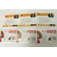 Printing Consumer Electronic Product Labels Matte Varnishing OEM Size
