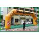 Inflatable Archway Blower Waterproof Inflatable Arch 0.6mm PVC 11mLx4.5mH For Advertising