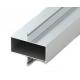 6063 Silver Anodized Extruded Aluminum Windors Profiles for Sliding Windows Frame