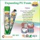 750ml High Temp Pu Foam Spray Glue For Insulating Building Seam , Joint