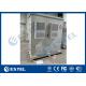 2 Compartments Rack Mounted Outdoor Base Station / IP55 Outdoor Equipment Enclosure