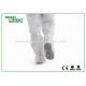 Waterproof White Disposable Overshoe Covers Protective Non-Slip For Keep Clean