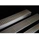 Easy Installation Stainless Steel Drain Grate With Flat Surface / Curved Grid Type