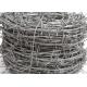 Fence Construction Protection 3or 4inch Barb Distance Stainless Steel Barbed Wire