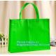 Green Color T-Shirt shape non woven bag, Most Selling Products Big Size Non Woven Bag,metallic Bopp non woven bag, water