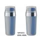 dual actuator  cosmetic airless bottle in 2x15ml 2x20ml 30ml 40ml   pump serum bottle