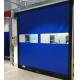 Zipper Structure High Speed Rolling PVC Doors For Clean Room