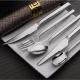 OEMed stainless steel hotel cutlery/WMF flatware/tableware/dinnerware set/4 pcs set