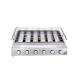 Factory Price Smokeless Barbecue  6 pcs burner Gas CStainless Steel BBQ Grill Ceramic Infrared Burner