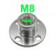 M8 Flange Coupling Nut Inner Diameter 8MM For The Threaded Shaft Of The Motor