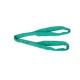Light Weight Crane Components , Wear Resistance Green Endless Polyester Round Lifting Sling