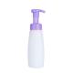 300ml White Plastic Empty Foaming Pump Bottle With Pink Head Smooth