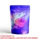 Matte Frosted Clear Zipper Food Bag, Resealable Stand Up Candy Bag, Snack Food Tea Pack