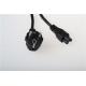 Durable Power Cable European Standard , Eu Extension Cord PVC Jacket