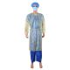 Non Woven PP PE Coated Yellow Disposable Isolation Gown Surgical For Hospital