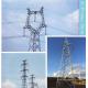 ASTM123 230KV 400KV Lattice Steel Towers For Overhead Transmission Line