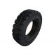 15x4.5-8 Solid Rubber Forklift Tires 792x204mm Size 6.50 Rim