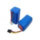Cylindrical 2S2P 7.2V 6Ah Lithium Power Packs For Electric Golf Cart