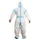 Hooded Disposable Body Suit , Waterproof Disposable Coveralls Work Safety