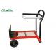4 In 1 Hand Truck Trolley , Portable Flatbed Folding Handcart 300Lx150Wmm Toe Plate