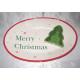 Hand Painted Ceramic Serving Platter Christmas Chip And Dip Set With Spot Decaled