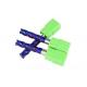 65HRC Blue NaNo Coating Two Flute End Mill Super Performance Beautiful Cutting Tools