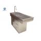 Multi Functional Stainless Steel Animal Surgical Table With Two Water Outlets