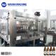 Full Automatic Glass Bottle Beer Washing Filling Capping Machine With Crown Cap Bottling Plant