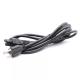 USA IEC C5 3 Prong Extension Cord 1ft 3ft 6ft For Monitor Printer TV Adaptor