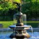 BLVE Bronze Angel Statue Pool Water Fountain Large Outdoor Sculptures Garden Fountains Decorative
