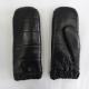 Original hot sale black  warm sheepskin leather mitten gloves in winter