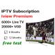 4K UHD Smart Beinsport M3U IPTV Subscription 6000+ Live TV VOD Adult 18+