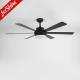 35w 56 Inch Silent Modern LED Ceiling Fan Energy Saving DC Motor